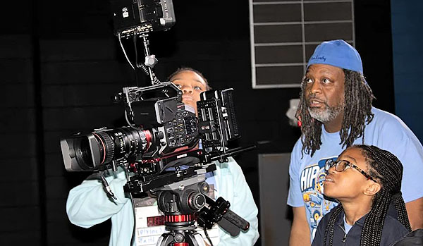 Hip Hop to Gen Z campers learn how to use camera and lighting equipment.