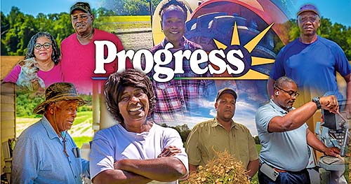 Collage of Progress farmers.