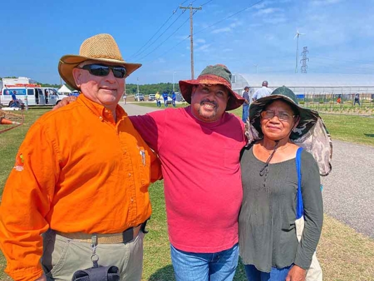 Leonel Castillo is joined by Hispanic farmers at the 2022 Small Farm Outreach Program’s annual conference in Newport News, Virginia.