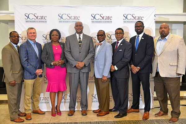 Group photo of South Carolina State University representatives.