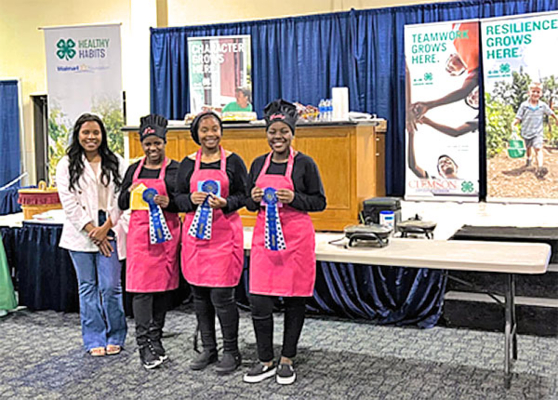 4-H members place first at the 4-H Healthy Lifestyles Cooking Challenge.